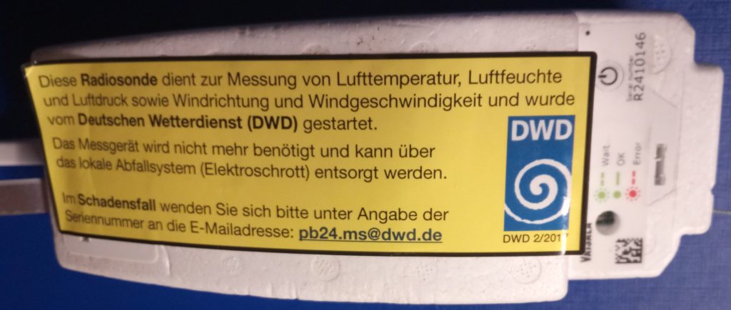 Bild: Radiosonde RS41