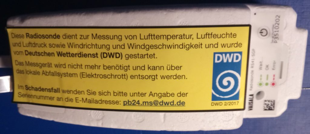 Bild: Radiosonde RS41