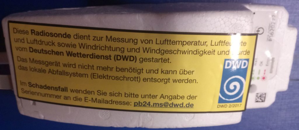Bild: Radiosonde RS41