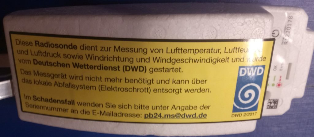 Bild: Radiosonde RS41