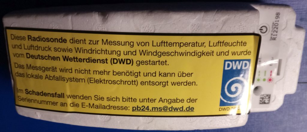 Bild: Radiosonde RS41